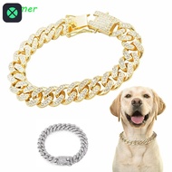 1F Necklace Personalized Luxury Dog Accessories Fighting Necklace Pet Supplies Metal Collar