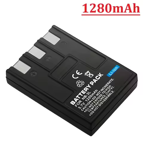 1PCS NB-3L NB 3L NB3L 1280mAh Battery for Canon PowerShot SD10 SD20 SD40 SD550 SD500 SD100 SD110, IX