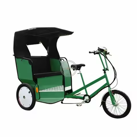 2022 Outdoor Electric Passenger Tricycle 3 Wheel Sightseeing Rickshaw Mobile Cargo Bike for Sale cus