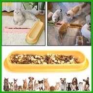 BUB 3PCS Long Shape Multiple Cats Dining Cats Eating Dish Cats  Water Plate