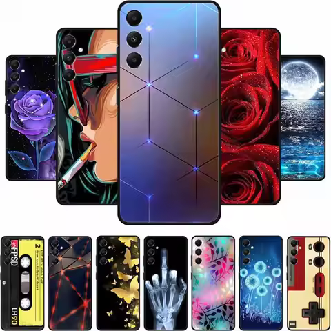 For Samsung Galaxy S25 Plus Case S25Plus Black Silicone Soft Back Cover Case For Samsung S25 Plus Ph