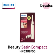 Philips SatinCompact HP6388/00 or HP6389/00 , Women's Precision Trimmer, Instant Hair Removal for Face &amp; Eyebrows, Fine Body Hair [ อุปกรณ์กำจัดขน , เครื่องโกนขน ]