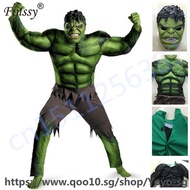 hulk costume kids boys incredible Children Superheroes Avengers hulk Halloween muscle Green cosplay