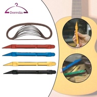 [Amleso2] Guitar Fret Sander Sanding Pen Set Finishing Kit Alumina Plastic for Electric Guitar Acces