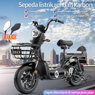 JF Sepeda Listrik Motor Sepeda Listrik Dewasa Sepeda Listrik Premium Mewah 650W