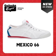 Unisex New original classic Onitsuka Tiger MEXICO 66 SLIP-ON (D3K0N.100)Classic canvas and board training shoes