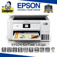 EPSON - EcoTank L4260 連續供墨系統3合1 (雙面打印,單面掃描,單面影印) (限時優惠送4R相紙10張) (高一級L6290有前置紙盤, 有Feeder)#4260 #l4260 #L6290