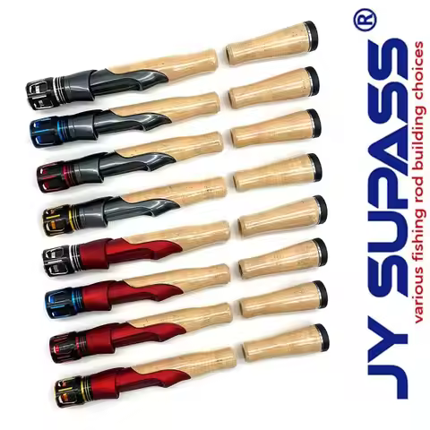 JY SUPASS VSS-TK rod building components High Quality spinning reel seat Cork Handle DIY Repair Fish