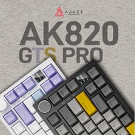 Ajazz AK820 PRO Wireless Mechanical Gaming Keyboard with Metal Knob and TFT Screen