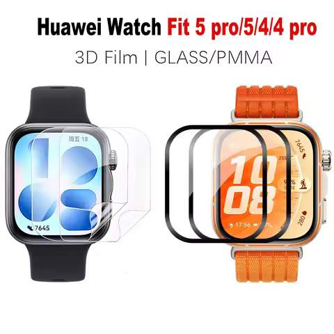 Tempered Glass Film For Huawei Watch fit 5 5 pro Smartwatch Accessories HD Hydraulic Huawei Watch fi