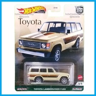 Hot Wheels Cars Toyota Landcruiser FJ60 HW Premium 2021 Car Culture Toyota Series 5/5 Tan Colour