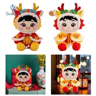 GRALARA 2024 Year Dragon Doll Dragon Soft Toy Lightweight Stuffed Animal Toy Dragon