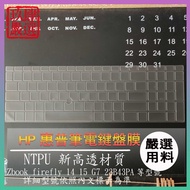 [NTPU New High Transparent Film HP Zbook firefly 14 15 G7 23B43PA Keyboard Protective