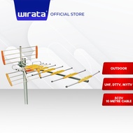 Wirata T-9602A Outdoor Antenna HDTV MYTV UHF 10M 5C2V Cable