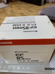 Canon EF 85mm F1.2 L II USM 人像 定焦鏡 有盒 公司貨 二手