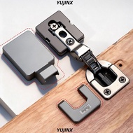 YUJINSG Concealed Hinge, Flat Panel Hydraulic Damping Hydraulic Hinge, Hardware Accessories Straight