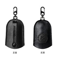 กระเป๋าใส่กุญแจรถยนต์หนังมือทำด้วยมือ สายโซ่แบบถอดได้ สำหรับ BMW Mercedes-Benz Volkswagen ป้องกันกุญ