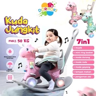 [moon baby] Ride on Deer Children's Horse Toys Children's Rocking Horse Toys Premium Seesaw Children