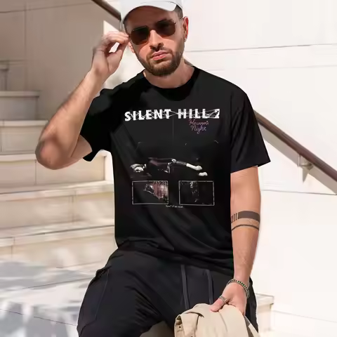 Akira Yamaoka Heaven’s 2026 New Model Men’s Short-sleeve crewneck T-Shirt Classic Casual Multiple Co