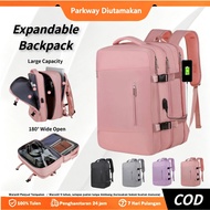 40L travel backpack Expandable Bag men/Women Waterproof business backpack carry on backpack laptop 1