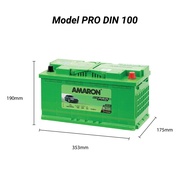 Amaron GO series DIN100L (JAMINAN 18 BULAN) (T&C APPLY)