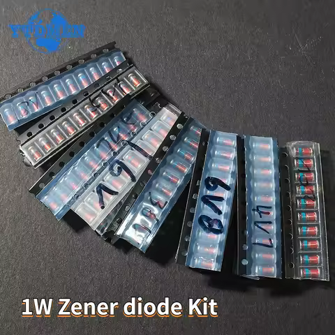 130PCS LL41 SMD Zener diode Kit 3.3V~36V 1W voltage regulator diode pack 4.7V 5.1V 6.8V 7.5V 10V 12V
