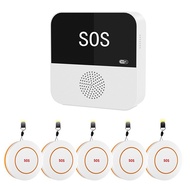 Tuya Smart WiFi SOS Emergency Call Button for Elderly Medical Alert System with Caregiver Pager for 