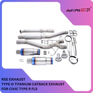 RSE TYPE-D TITANIUM CATBACK EXHAUST FOR CIVIC TYPE R FL5 (RB6090-HN06E)