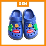 [ZEN] Kids Button Clog 24-35 I Kids Clog Shoes I Clog Shoes Kids I Kids Sandals | Kasut Clog