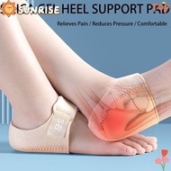 SUNRISE 1PAIR Gel Heel Cushion, Reduces Pressure Relieves Pain Heel Socks, Soft Anti-Crack S/L Heel 