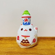 擴香石 | 緣起物系列 | 手繪刨冰達摩招財貓