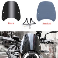 Retro Windshield Instrument Headlight Visor Wind Deflector For Honda CB650R  CB650 R CB 650R 2019-20