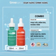 Timeless Vitamin B5 Serum Combo & Coenzyme Q10 Hydrates and Restores Skin