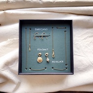 黃銅飾品組_海洋月光