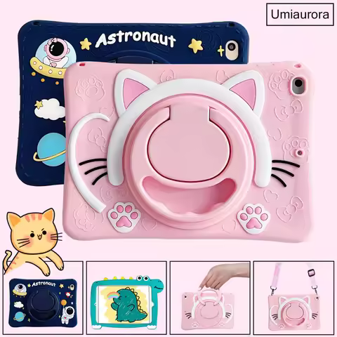 Tablet Case For Huawei Mediapad M5 Lite 8.0 T5 10 10.1 Cartoon Kids Silicon Cover For Matepad 10.4 T