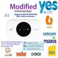 4G Router MiFi Supports 5G SIM Card 4G Wifi Router 150Mbps Car Mobile WiFi Hotspot with Sim Card Slo