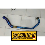 TERLARIS Jual Leheran Header pipa Bluemoon Bluemond knalpot prodak Yamaha Vixion R VVA bahan stainle