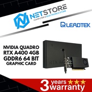 LEADTEK NVIDIA QUADRO RTX A400 4GB GDDR6 64 BIT GRAPHIC CARD