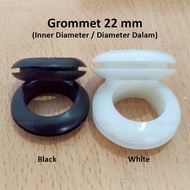 ❂﹍♤10 Pcs 22mm Black Rubber Grommet for PVC Pipe 1/2"