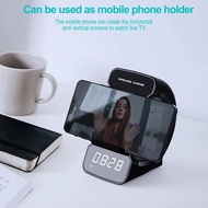 WD-200 Wireless Charger Speaker with Phone Holder Bluetooth-compatible Digital LED Display Alarm Clock Radio Charging Station