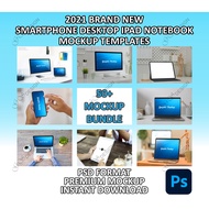 50+ 2021 Brand New Computer, Desktop, Ipad, Smartphone, Notebook, Imac Premium PSD Format Mockup