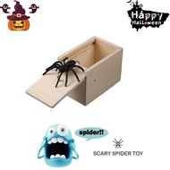 Wooden Prank Spider Scare Box - Surprise Joke Horror Funny Prank Joke Toys