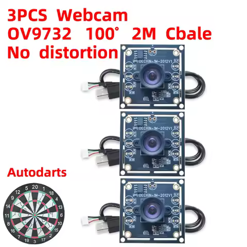 1MP OV9732 HD 720P 100-stopniowy moduł kamery USB do systemu punktacji Autodarts i bankomatu