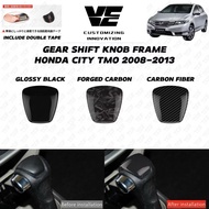 Vemart honda city tmo 2008-2013 car gear knob frame cover garnish interior accessories