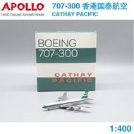 APOLLO 1: 400 B707-300 Hong Kong Cathay Pacific Airlines VR-HHJ A244063 Airplane Model