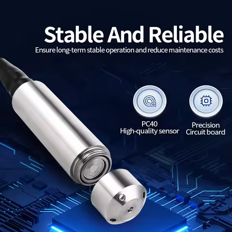 20m 10m 5m to 4-20mA 0-10V RS485 Output Hydrostatic Liquid Level Transmitter Water Pressure Level Se