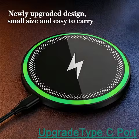 New Version Wireless Charger Stand Fast Charging Dock for iPhone 17-11 X XR Samsung S22 S21 Xiaomi P