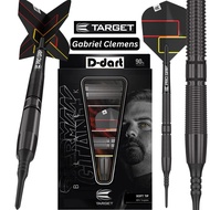 TARGET SOFT TIP DARTS - 19G GERMAN GIANT Black (Gabriel Clemens) 90% TUNGSTEN DART SET ORIGINAL DART