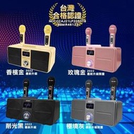 行動KTV  SD309雙人合唱藍牙音箱可消音 最新升級版 藍芽音響 藍芽喇叭 無線麥克風 貓頭鷹sd-309