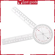 WIN 33cm 12inches Plastic Goniometer 360 Degree Fitting for Body Measuring Tape Goniometer Protracto